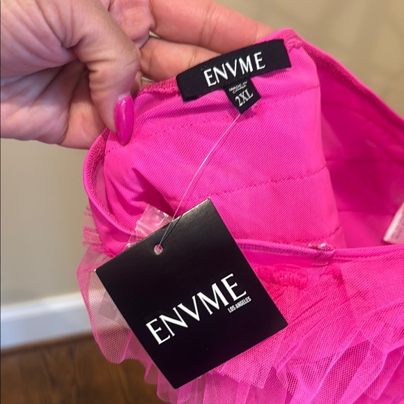 Pink Ruffled Halter Top - Picture 3 of 5